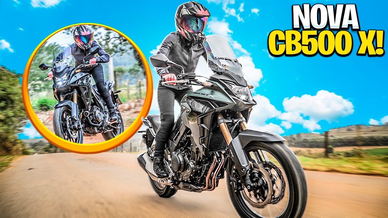 TESTE DA NOVA HONDA CB500X!