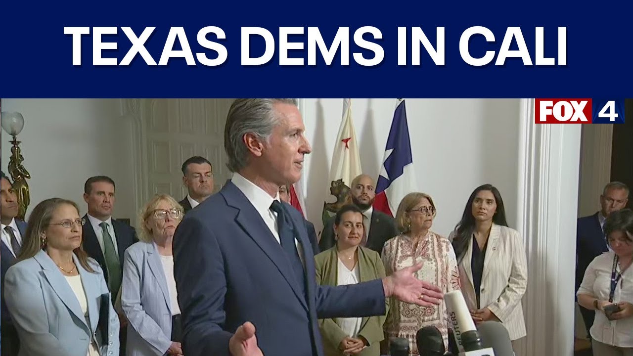 California Gov. Gavin Newsom stands with Texas Democrats: Full
