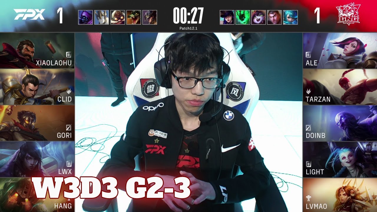 LNG vs FPX - Game 3 | Week 3 Day 3 LPL Spring 2022 | LNG Gaming vs FunPlus Phoenix G3