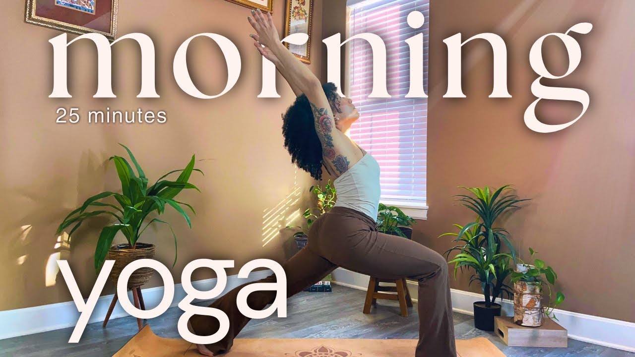 gentle seated morning yoga ♡ 25 min grounding flow for calm energy