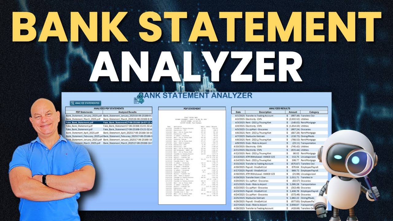 STOP Wasting Hours On Bank Statements &mdash; This Free AI Excel Tool Does It All