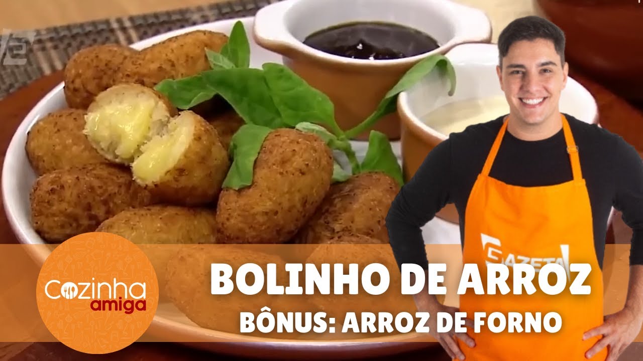 BOLINHO DE ARROZ + ARROZ DE FORNO À PARMEGIANA | Beto Almeida
