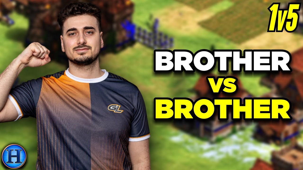 My Brother & His Team Challenged me in Age of Empires 2