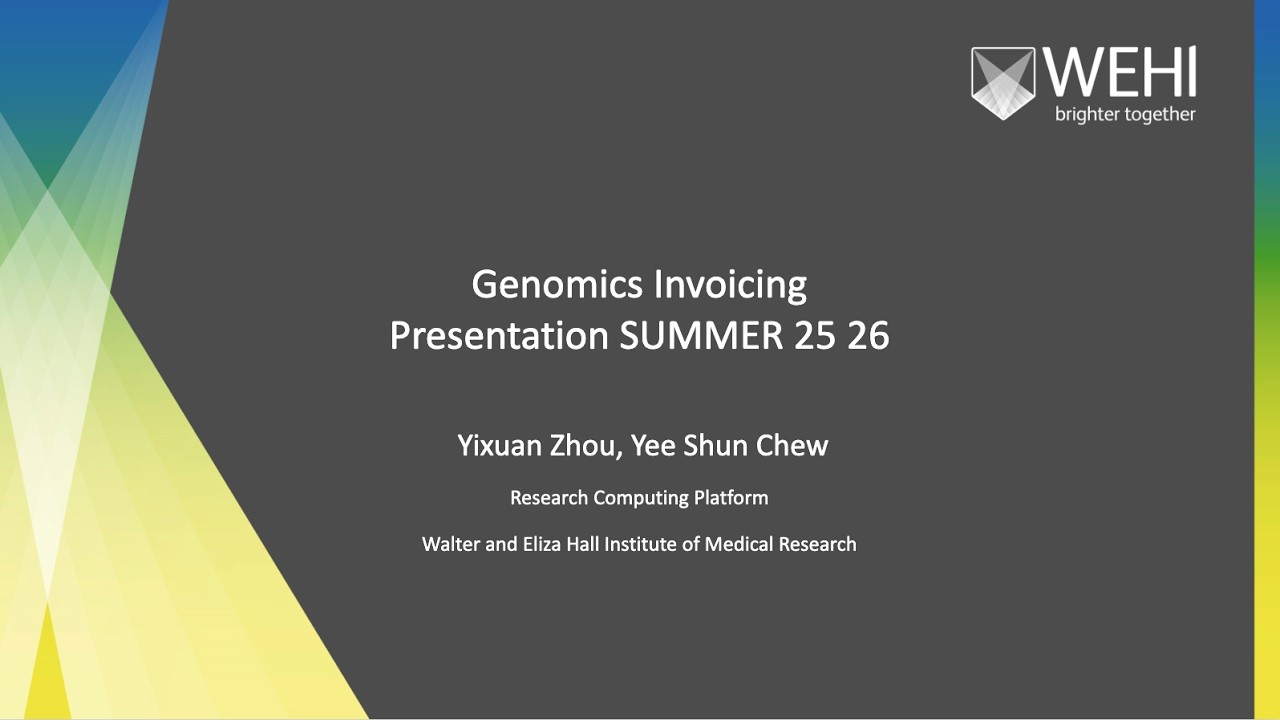 2026-02 Genomics Invoicing Final Presentation Summer 25 26