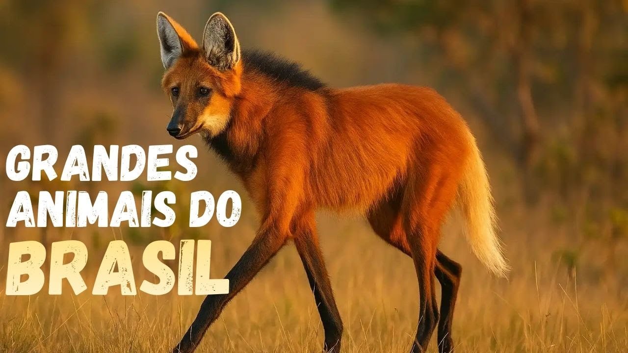 Grandes animais da fauna brasileira.