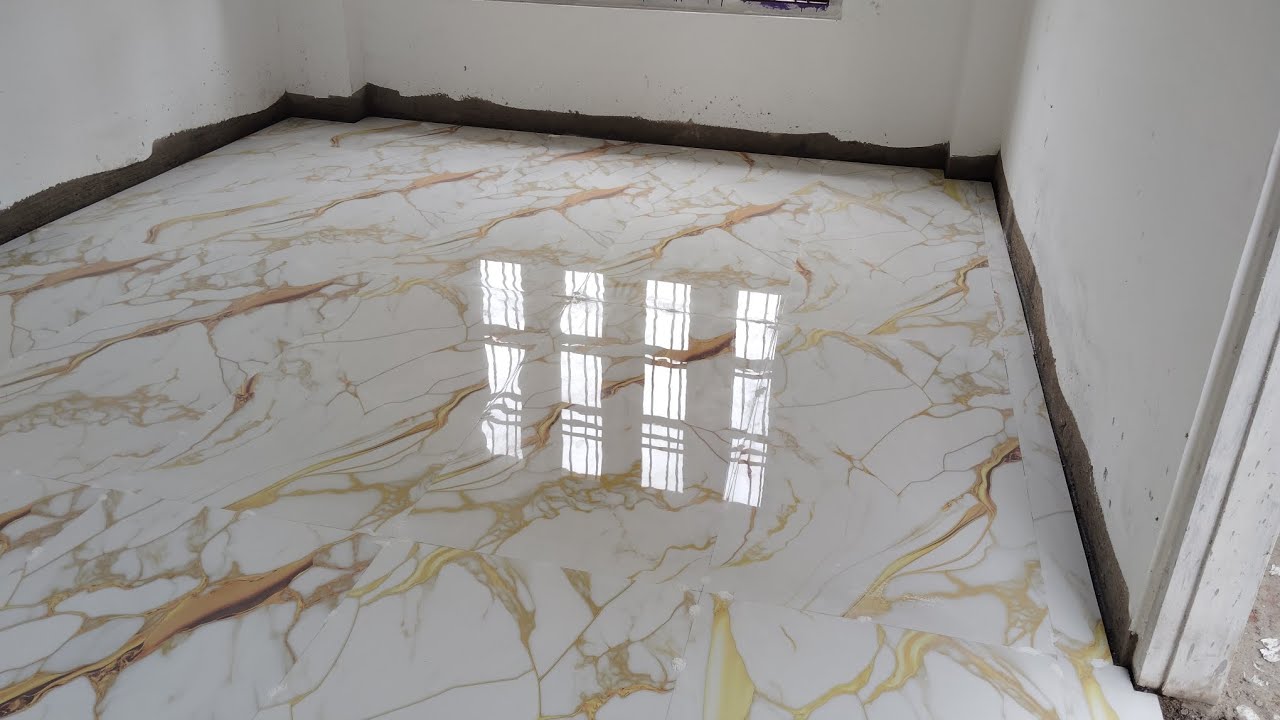 4/2. Tiles. Floor tiles fitting video 