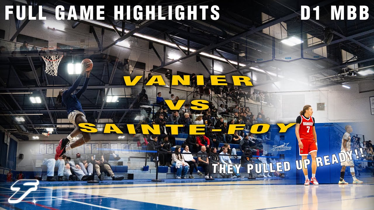 STE-FOY vs VANIER D1 MBB FULL HIGHLIGHTS