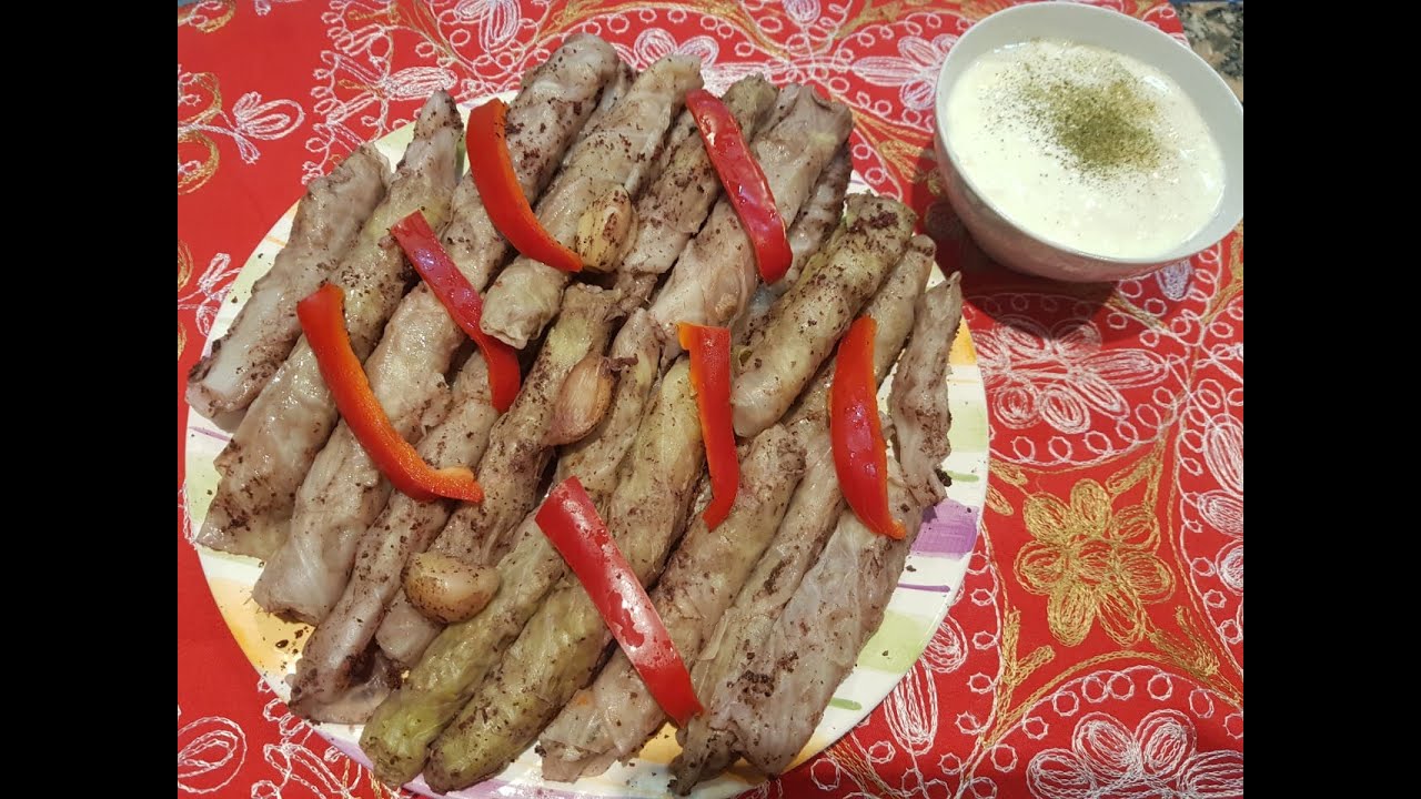 Yabra de repollo (Malfuf) - Cocinando con Aziza