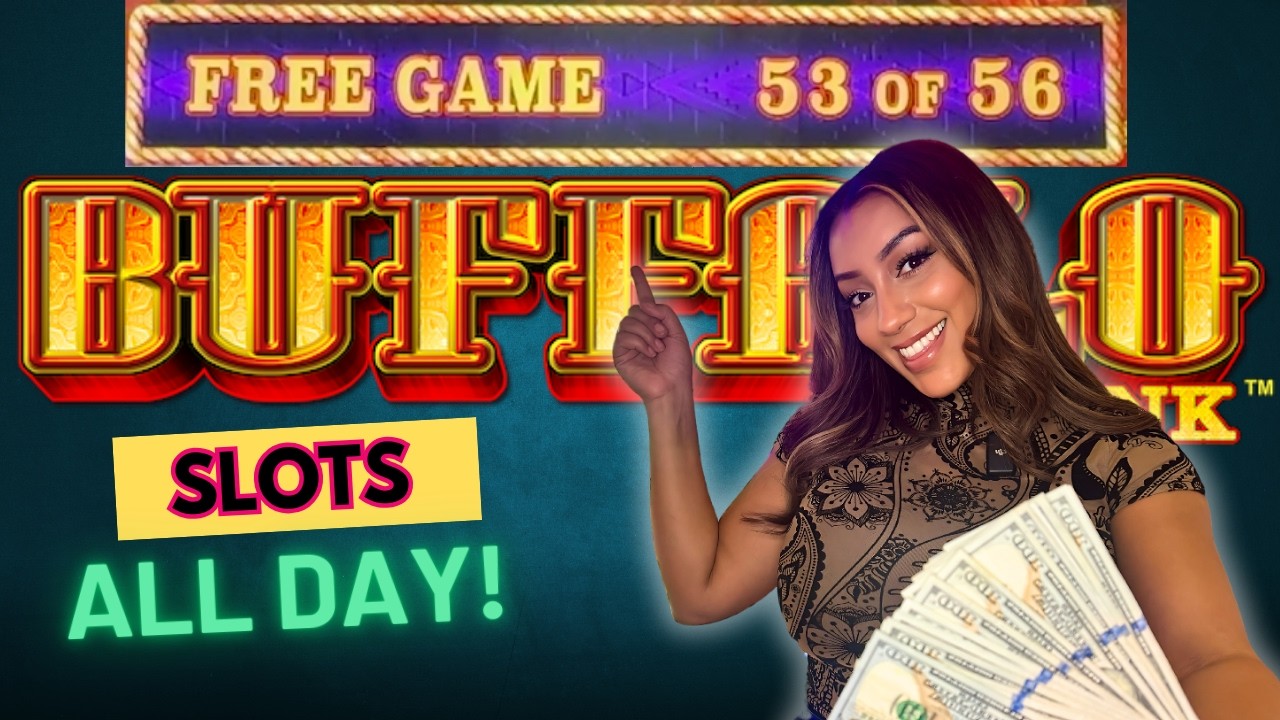 Playing Every Buffalo Slot Machine Until I Go BROKE or WIN BIG!