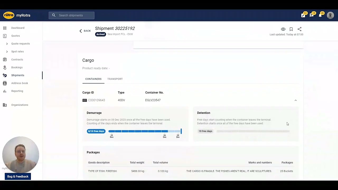 Demurrage - Detention Tracker Full video