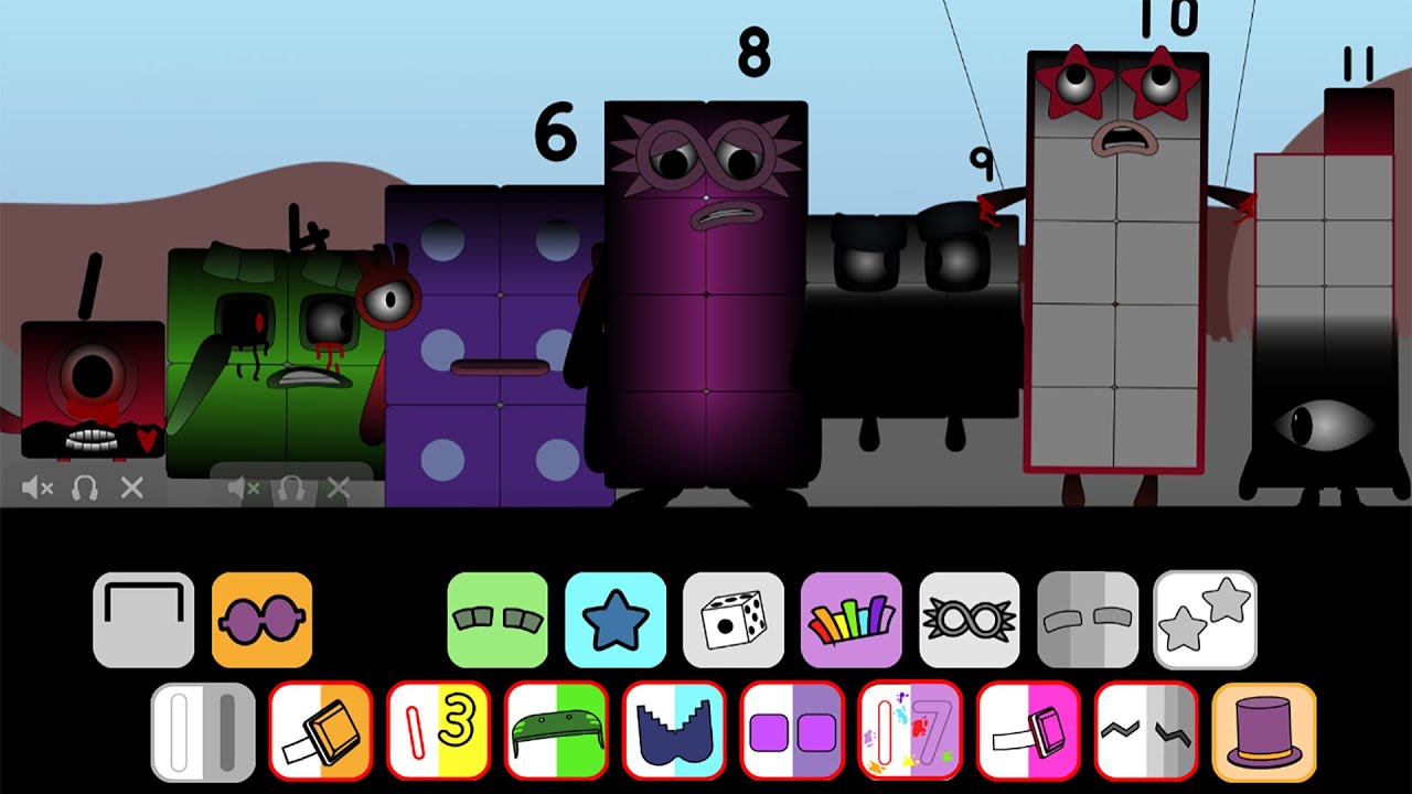 Incredibox   Sprunki  -  Numberblocks Edition Retake | Numberblocks in a Fight for Survival !