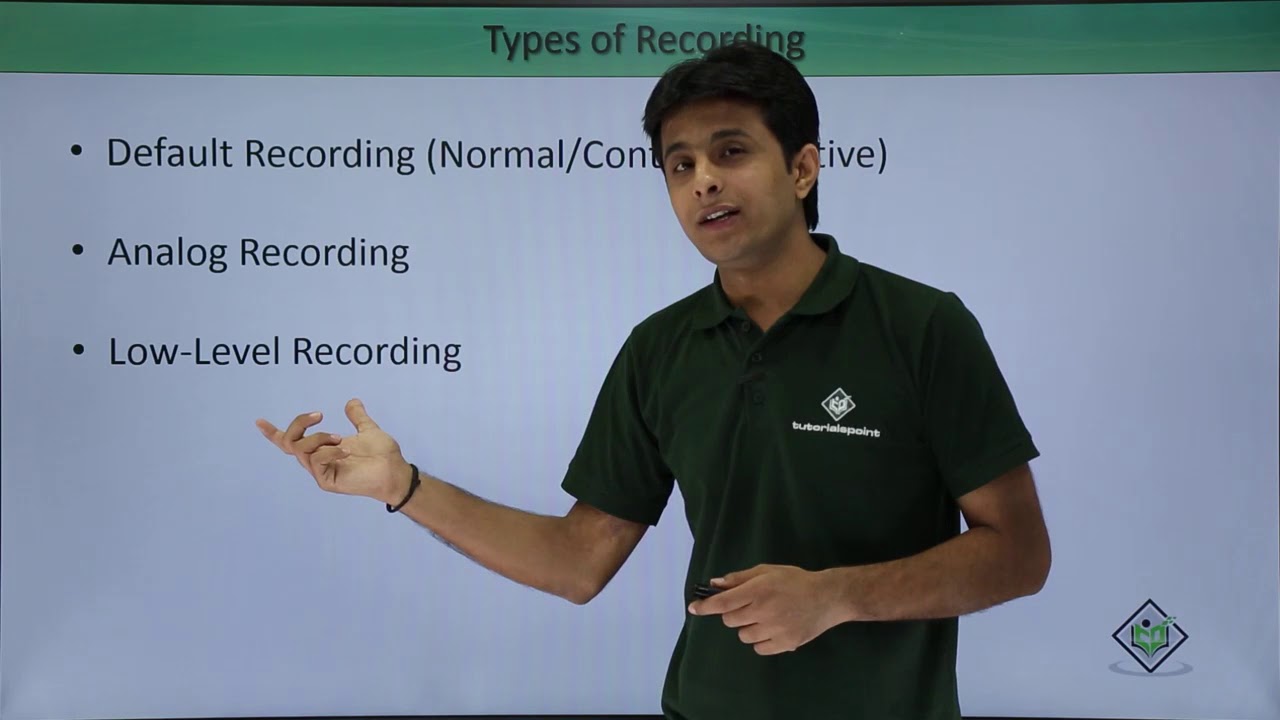 HP UFT/QTP - Types of Recording