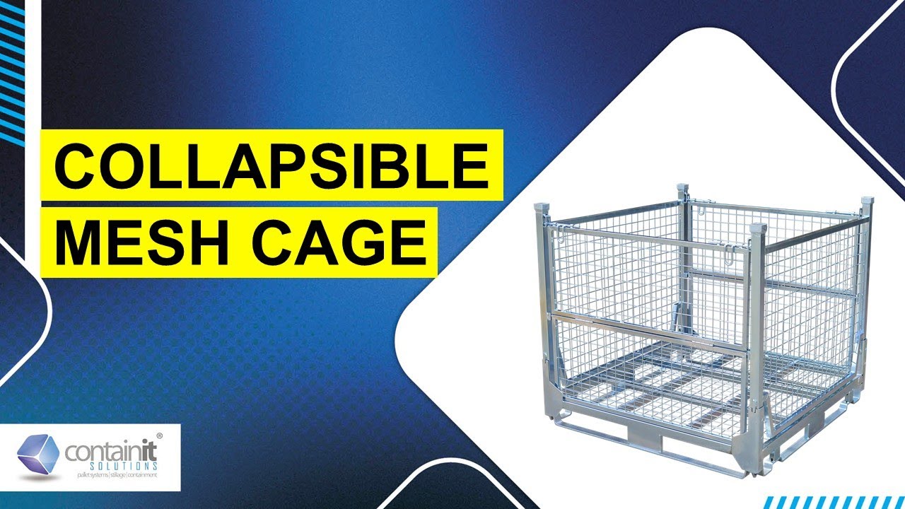 Collapsible Mesh Cages | Containit Solutions