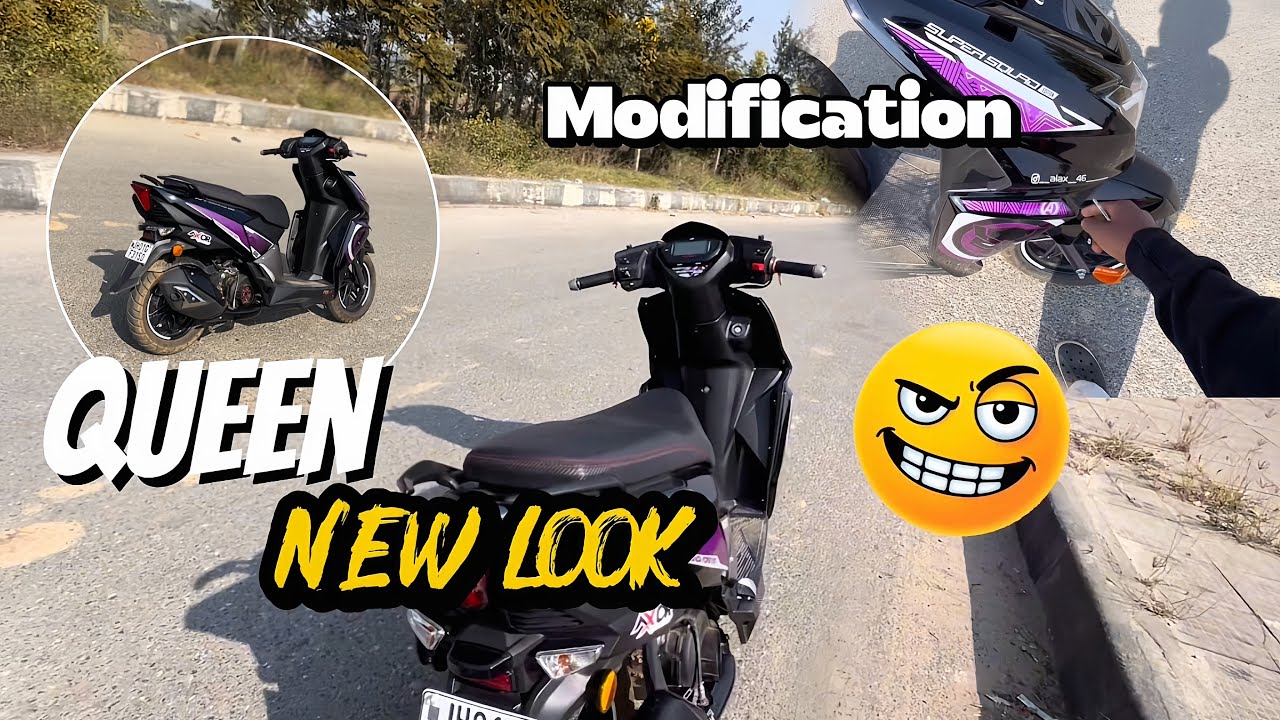 Queen new look 😍 // modification🚀!! reaction cute girl 😙