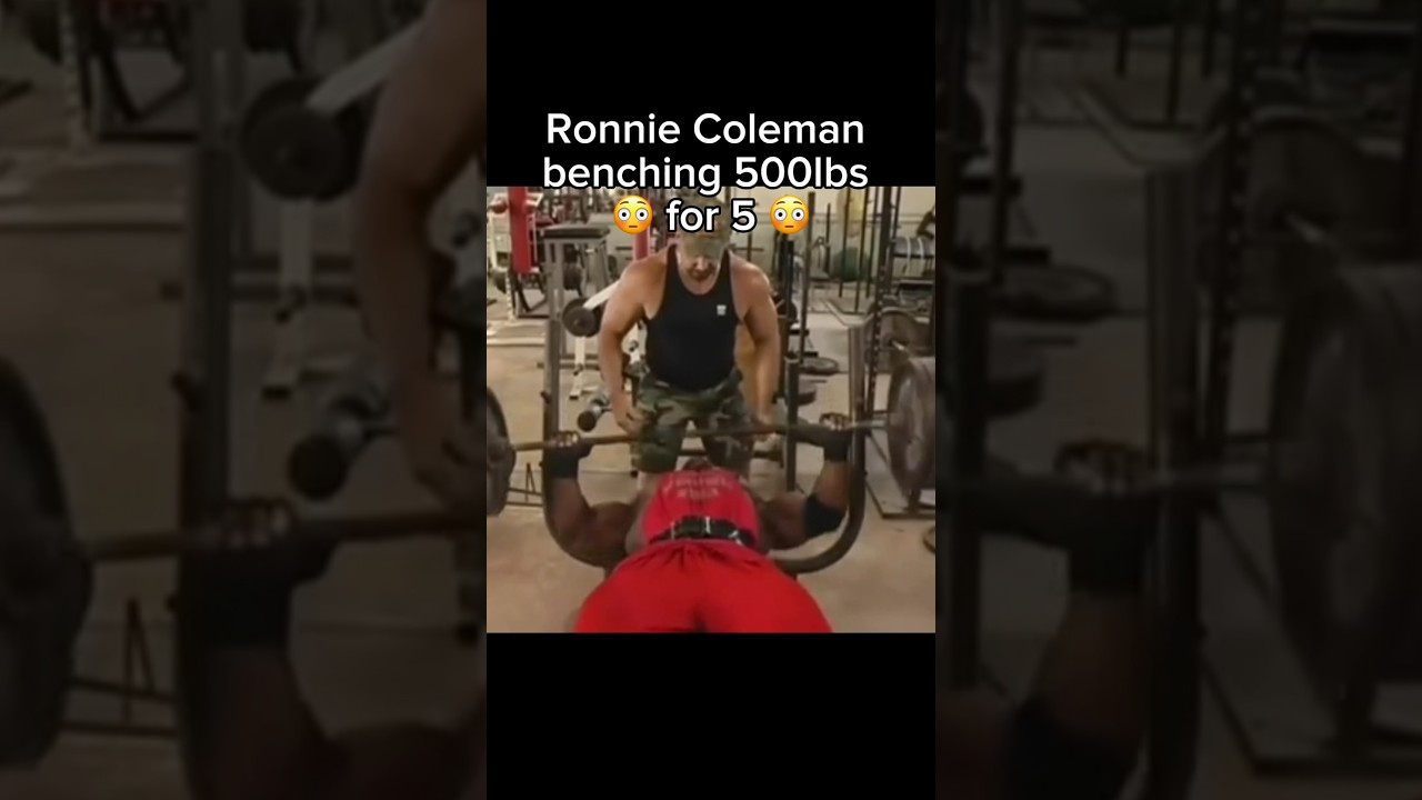 CAN I BEAT RONNIE COLEMAN&rsquo;S BENCH PRESS!!? 🤯💀