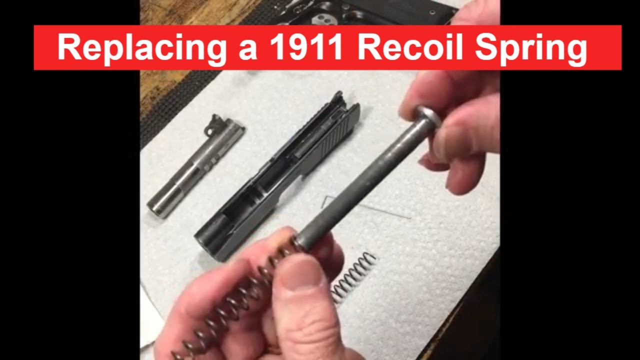 Замена возвратной пружины 1911 года. Kimber Pro Carry II со стволом Bull.