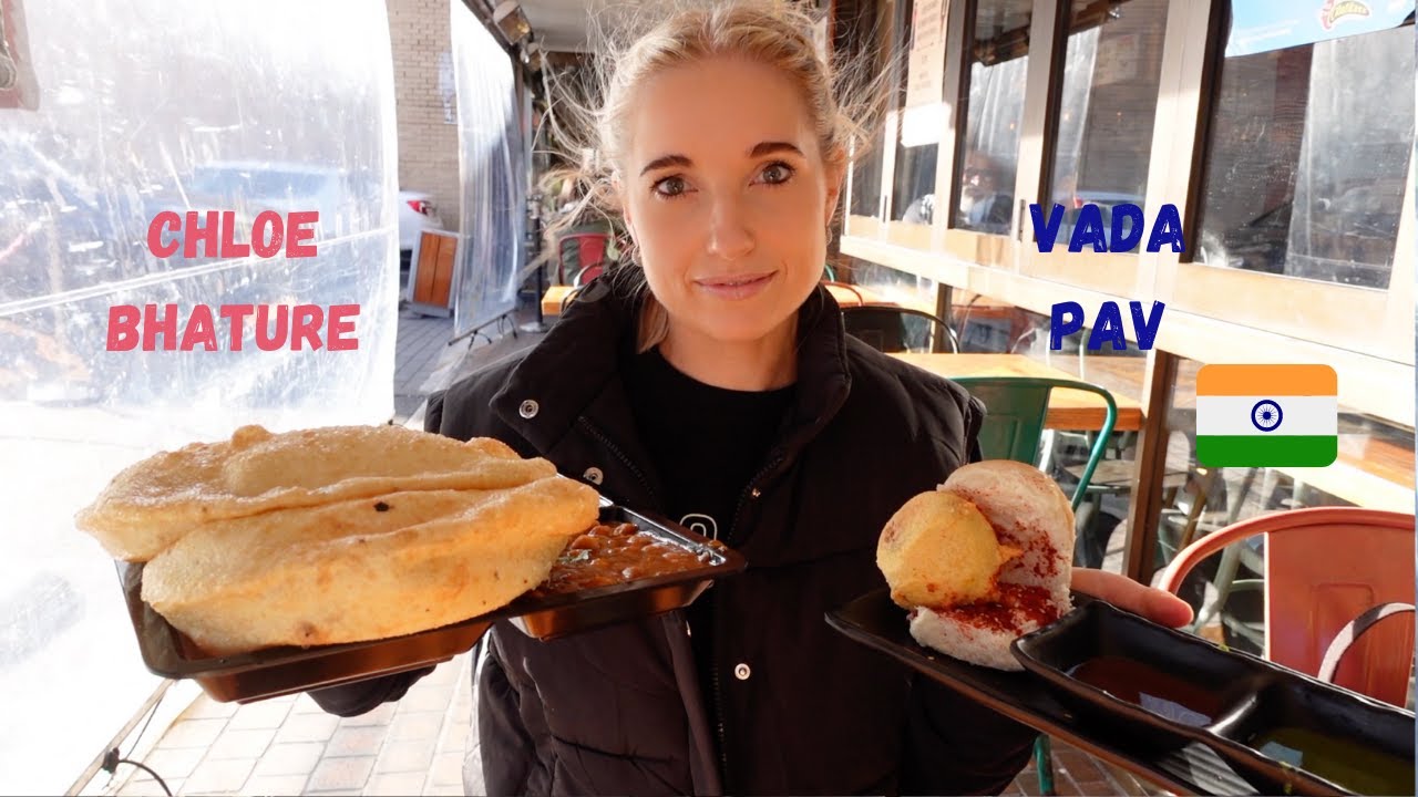 Trying Indian street food in Aus