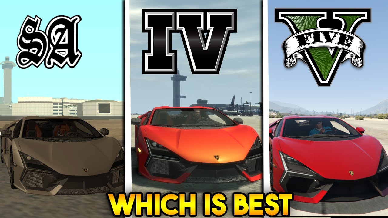 Lamborghini Revuelto In Every GTA Games | Comparison