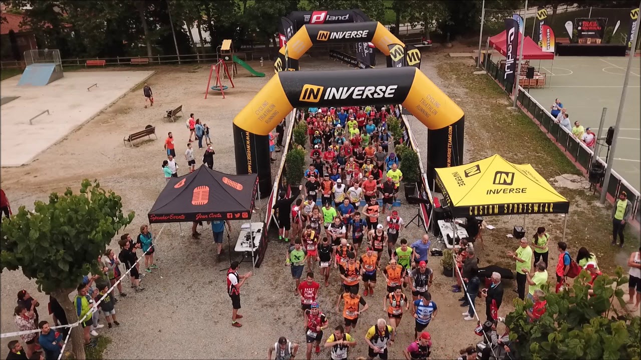 Sortida Trail de Vallforners 2018 a vista de dron
