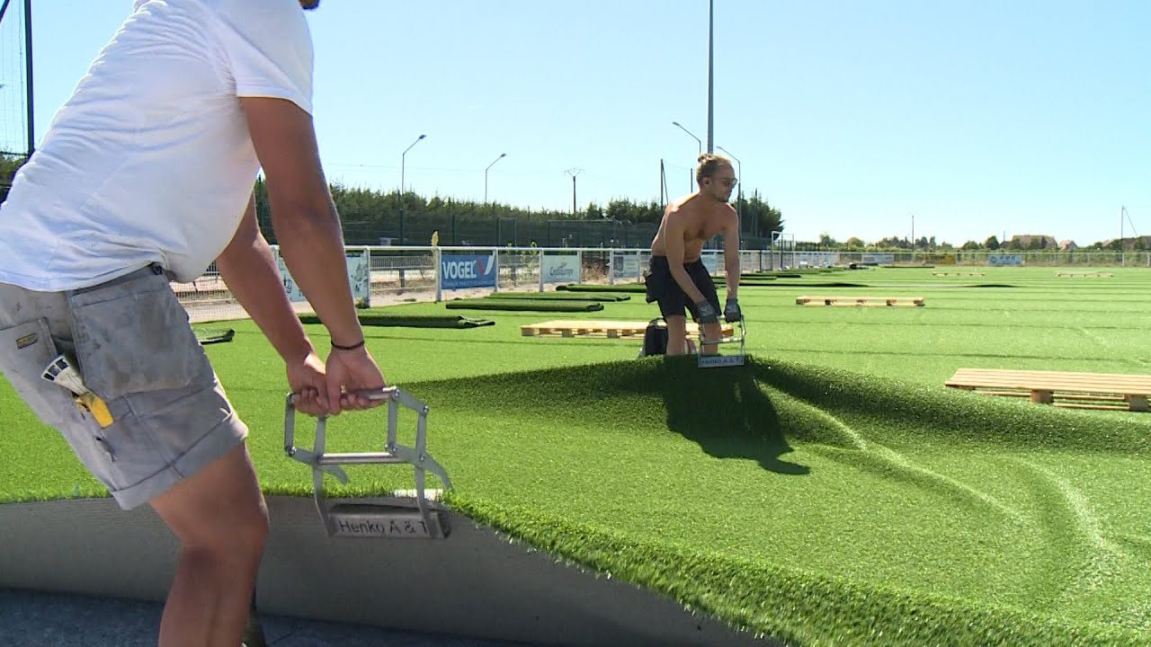 Rénovation du terrain de foot de Scherwiller
