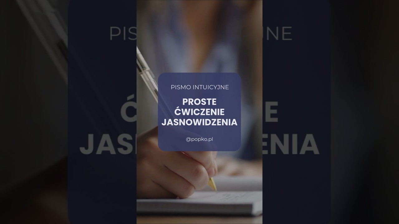 Jak ćwiczyć JASNOWIDZENIE i pismo intuicyjne? #jasnowidzenie #wysokiewibracje