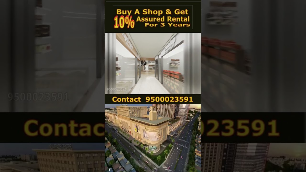 SPR City Market Of India | Get 10% Assured Rental For 3 Years On Buying Shop 
