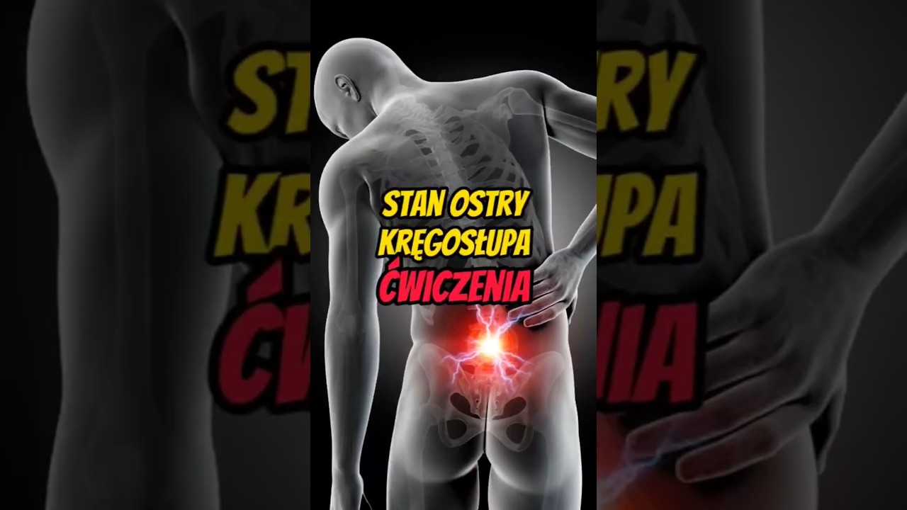 Ćwiczenia na kręgosłup - faza ostra 😫 #lumbago #rwakulszowa #b&oacute;lkręgosłupa #przepuklina #dyskopatia