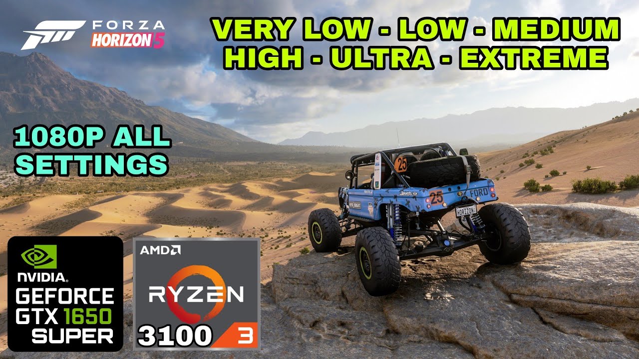 Forza Horizon 5 | GTX 1650 Super | 1080P All Settings