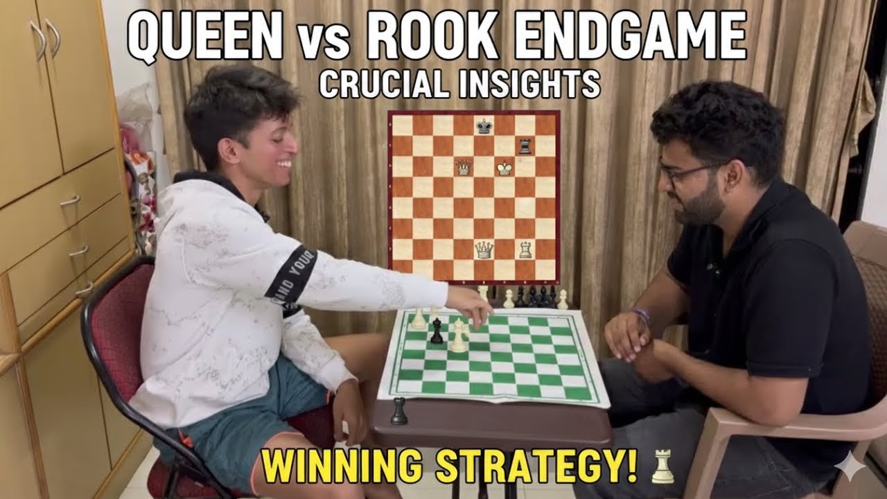 How to win Queen vs Rook Endgame