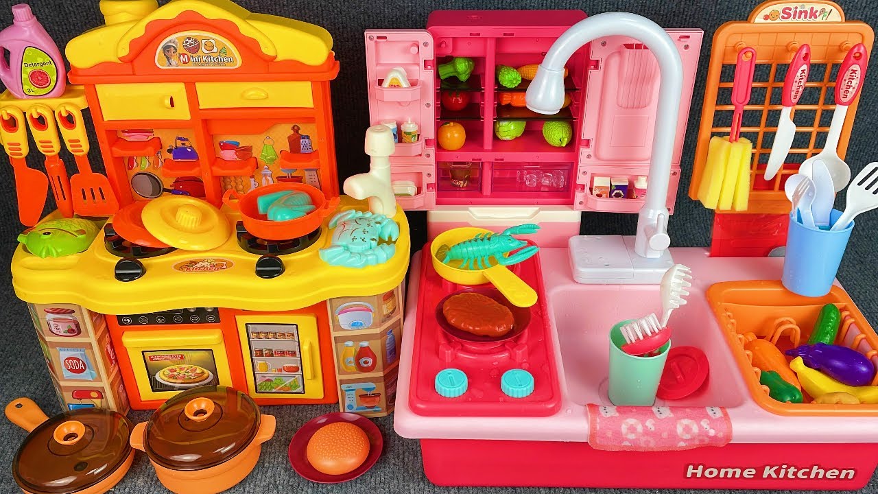 10 Minutes Satisfying with Unboxing Kitchen  Sink Pool Collection Review Toys | ASMR