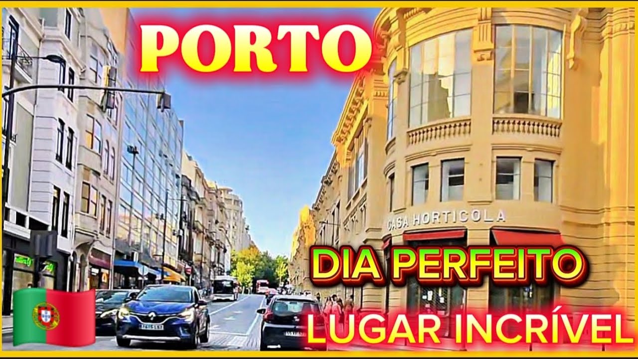 Passeio de carro pelo porto, a cidade mais linda de Portugal 🇵🇹