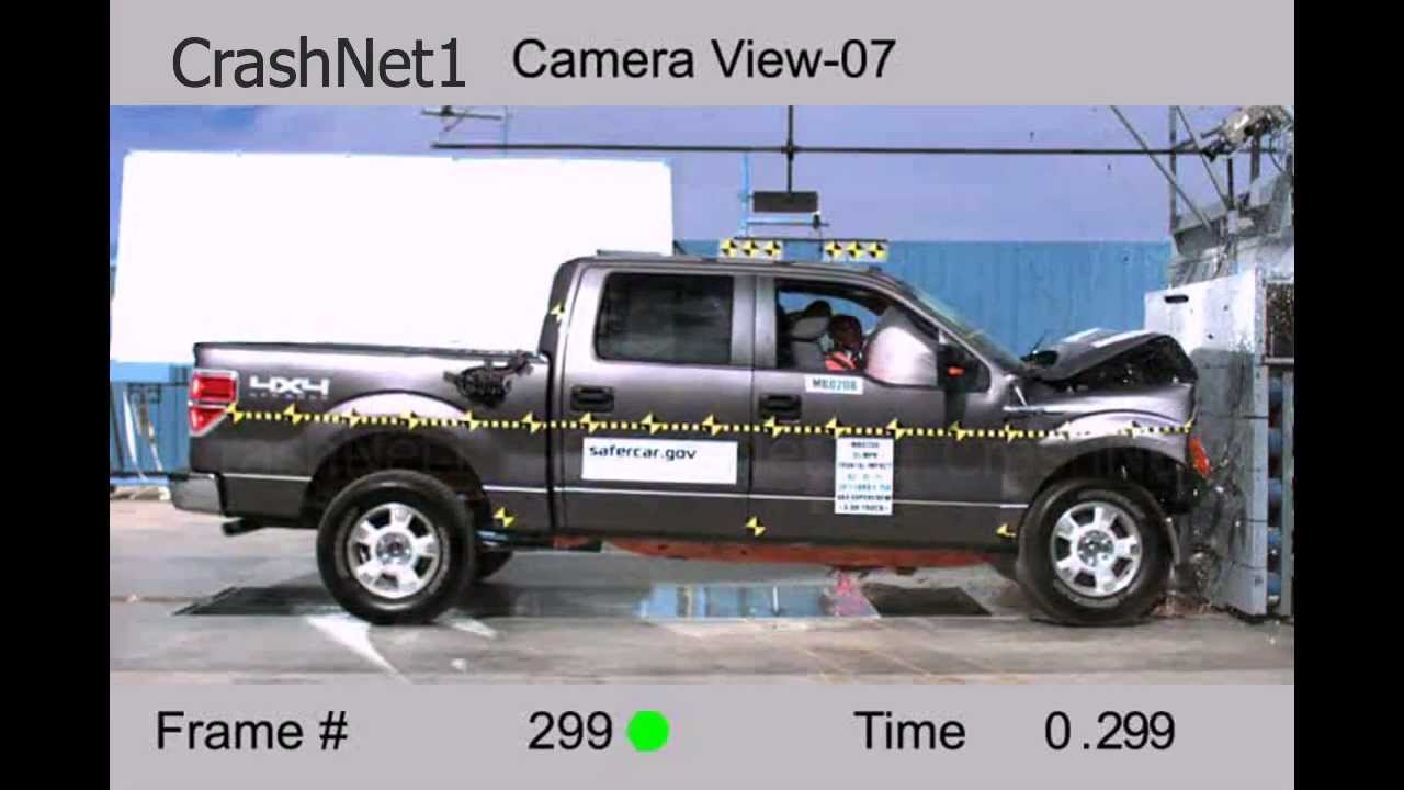 Ford F-150 SuperCrew | 2011 | Frontal Crash Test | NHTSA | CrashNet1
