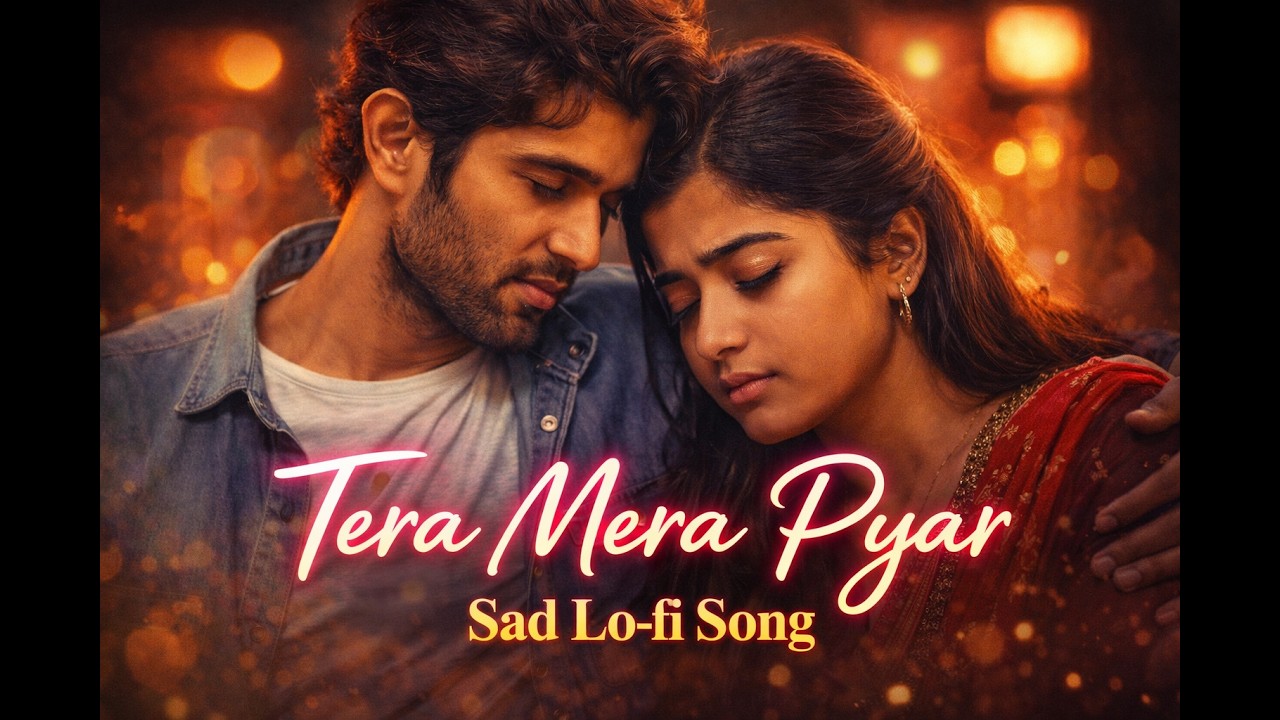 Tera Mera Pyar 💔 Sad Lo-Fi Song | Vijay & Rashmika Love Story Vibes | Slowed + Reverb Hindi LoFi Mix