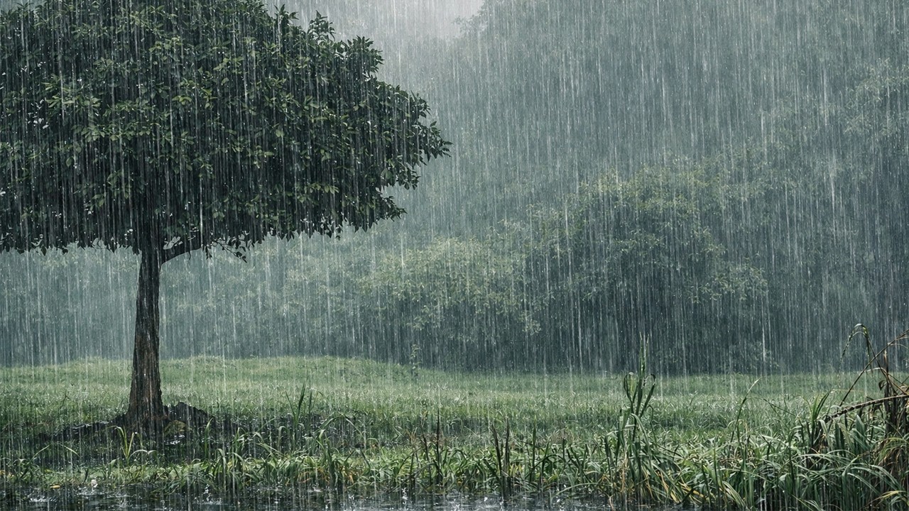 차분한 집중을 위한 빗소리 🌧️긴장완화, 스트레스 해소, 수면유도