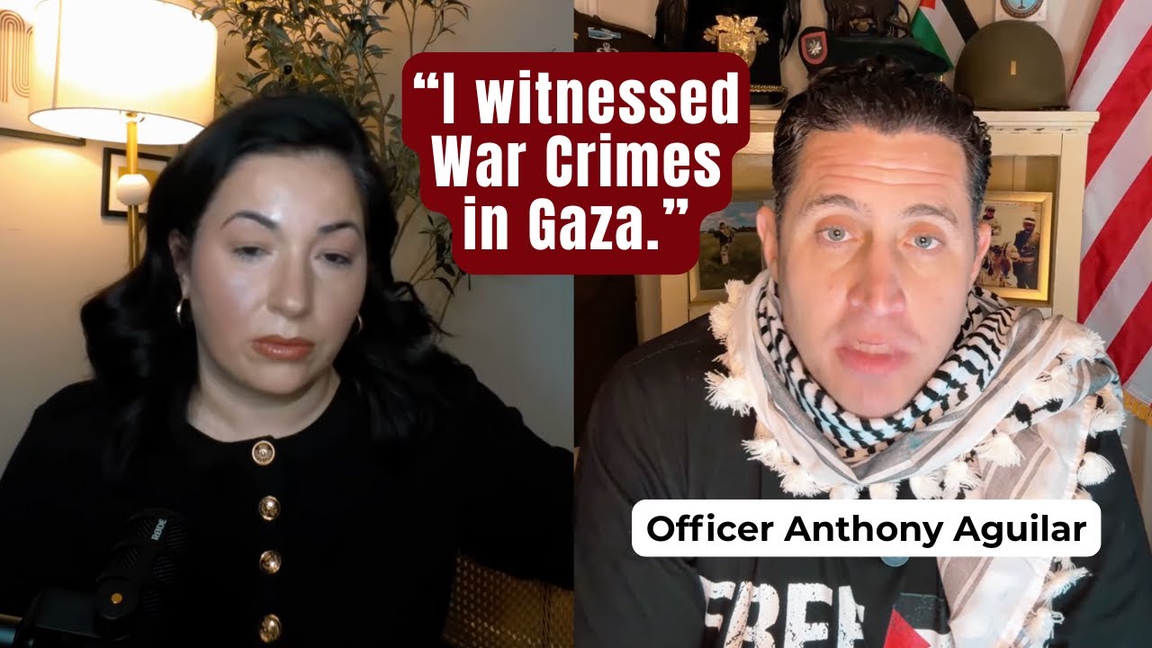 US Special Forces Officer Exposes War Crimes in Gaza: "This is Genocide "| Anthony Aguilar Interview