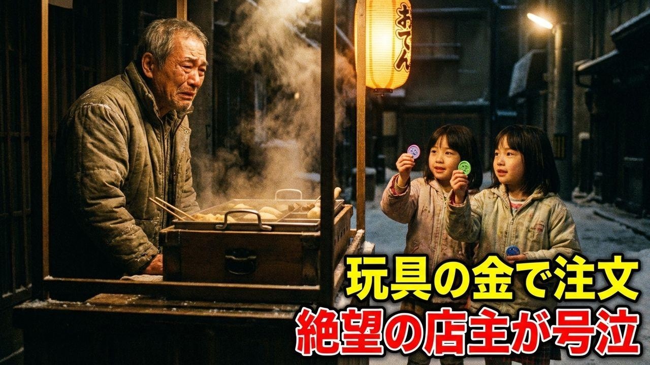 おもちゃの金で「おでん食べられますか？」絶望した私の人生が変わった。