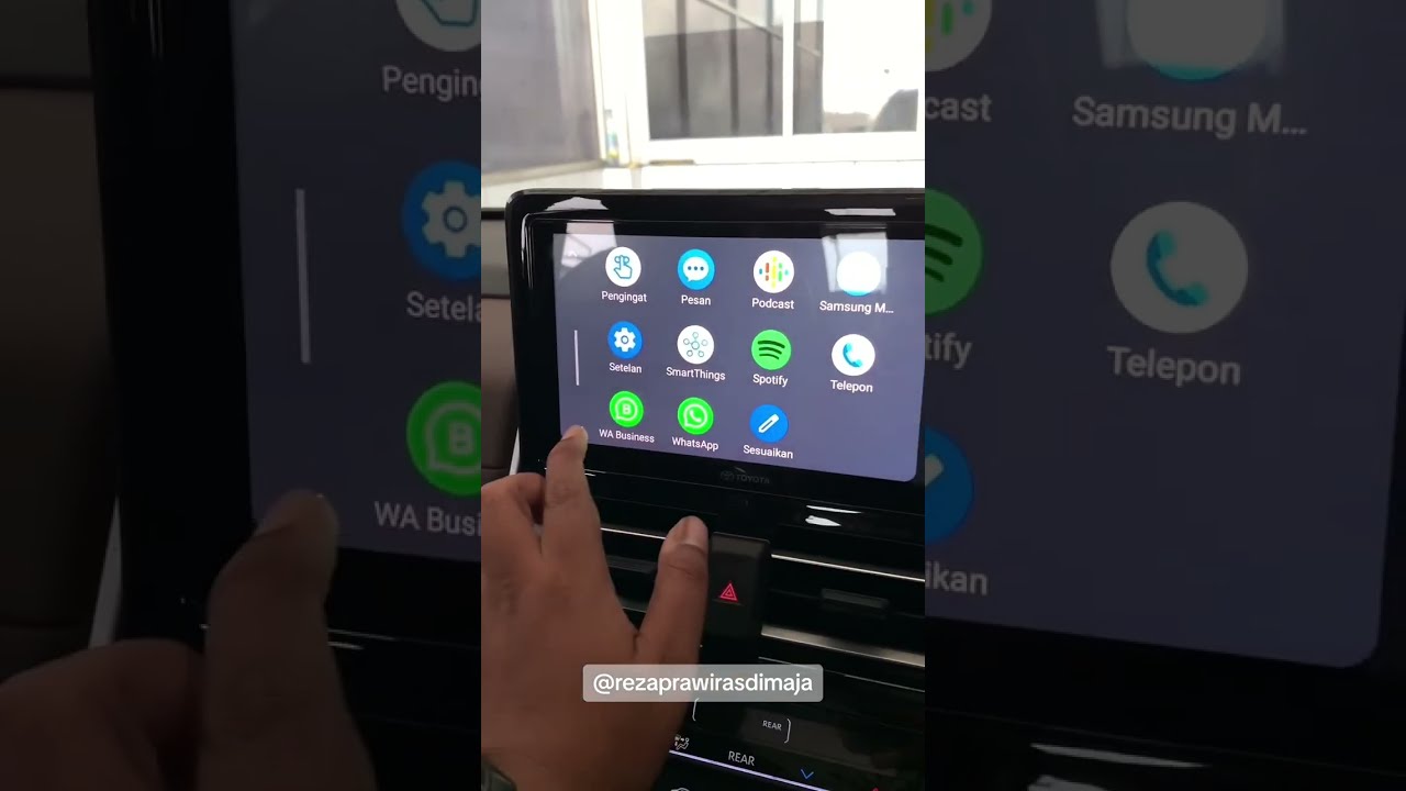 TUTORIAL / CARA MENGGUNAKAN / MENYAMBUNGKAN WIRELESS ANDROID AUTO DI TOYOTA INNOVA ZENIX TIPE G