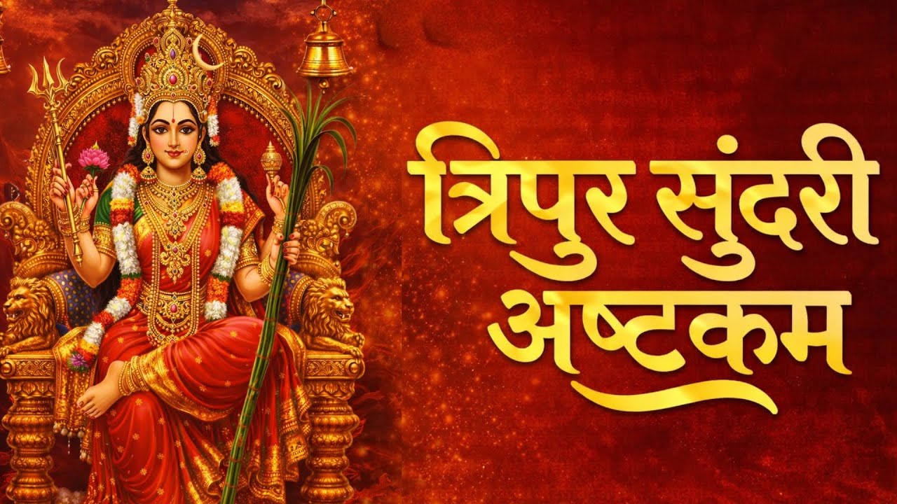 यह स्तोत्र सुनते ही मन शांत हो जाता है 🙏 | Lalita Tripura Sundari Ashtakam | त्रिपुरसुन्दरी अष्टकम्