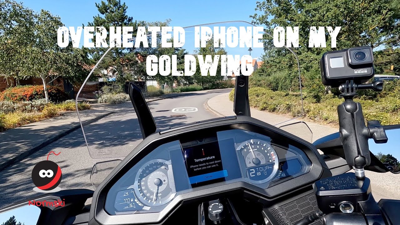 Overheating iPhone on my Goldwing