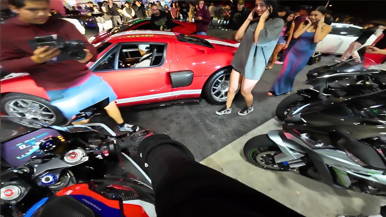 Безумные обороты на Supercar Meet!