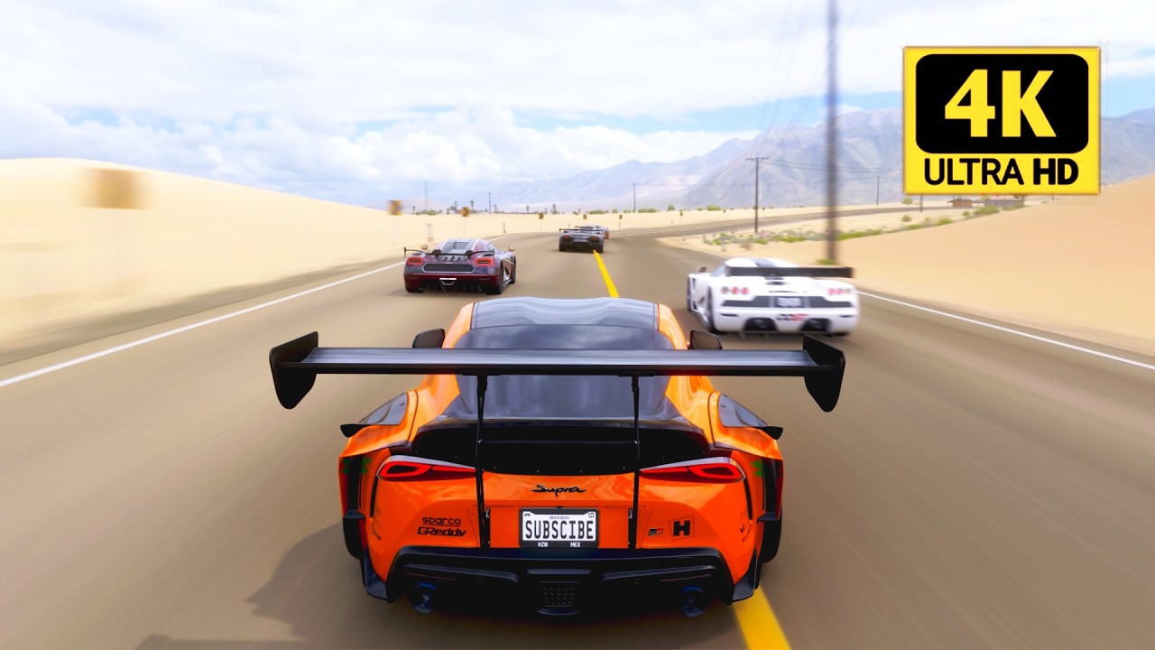 Toyota GR Supra vs Hypercar - Forza Horizon 5