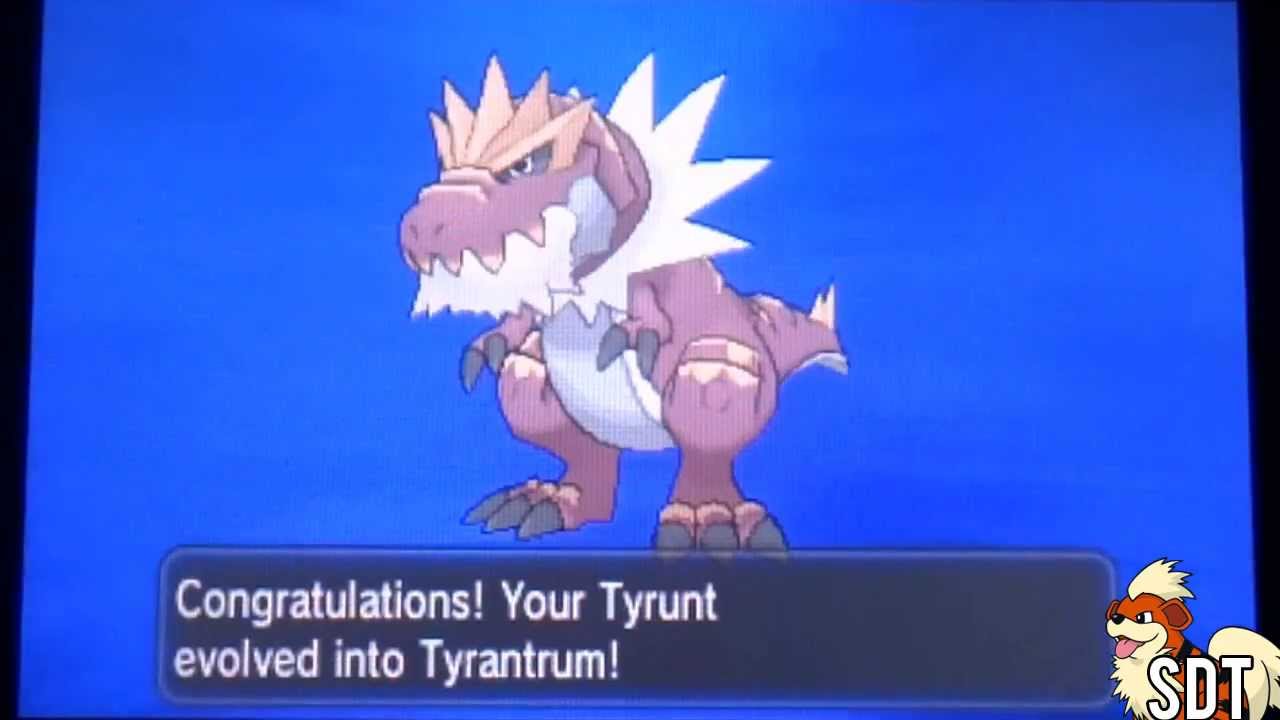 How to Evolve Tyrunt into Tyrantrum - Pokemon X and Y