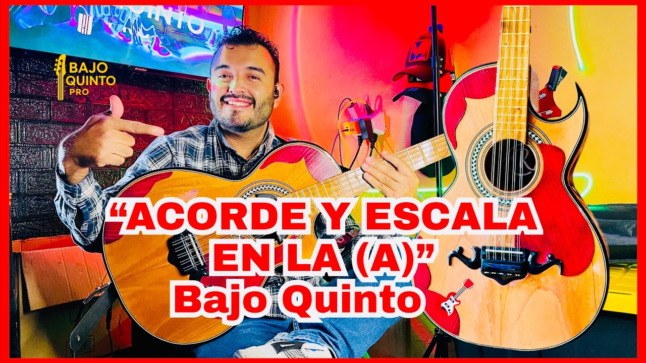 Acorde y Escala de LA (A) en el Bajo Quinto | Explicado Paso a Paso