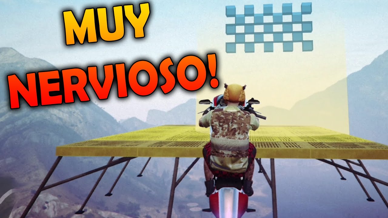 LO PONGO NERVIOSO EN LA META Y SE CAE!!!! JAJAJA