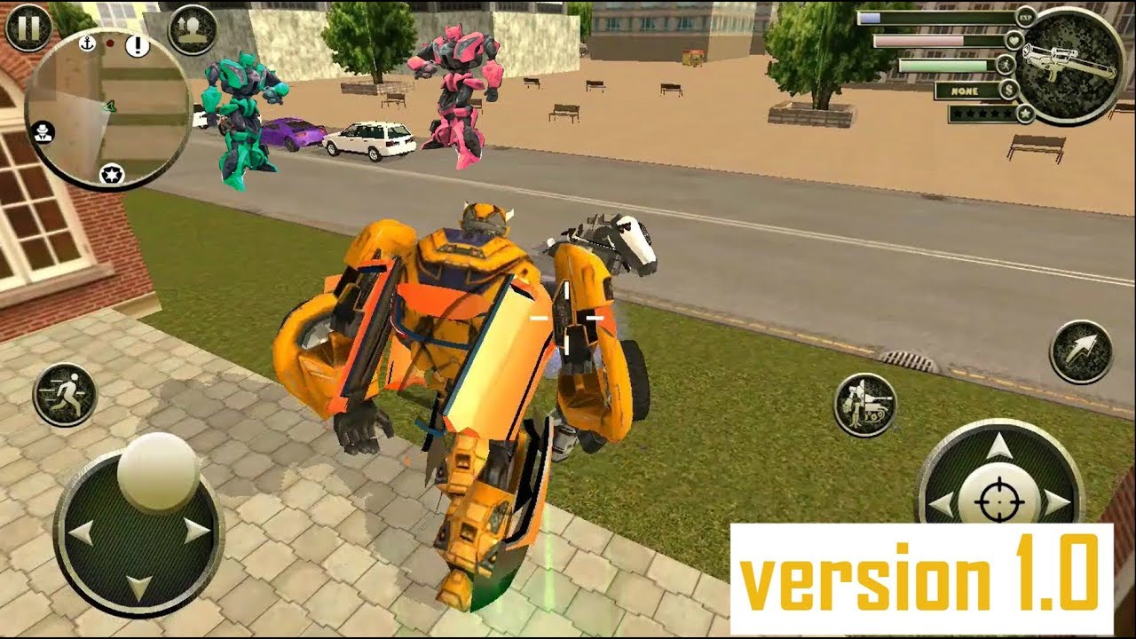 ► Rise Of Steel 1.0 Version | Car Robot Transformer VS City Gangster Robot  Android Gameplay