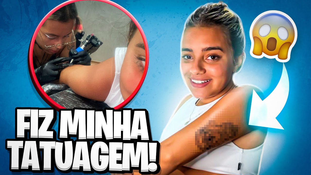 FIZ MINHA 8ª TATUAGEM COM 17 ANOS!