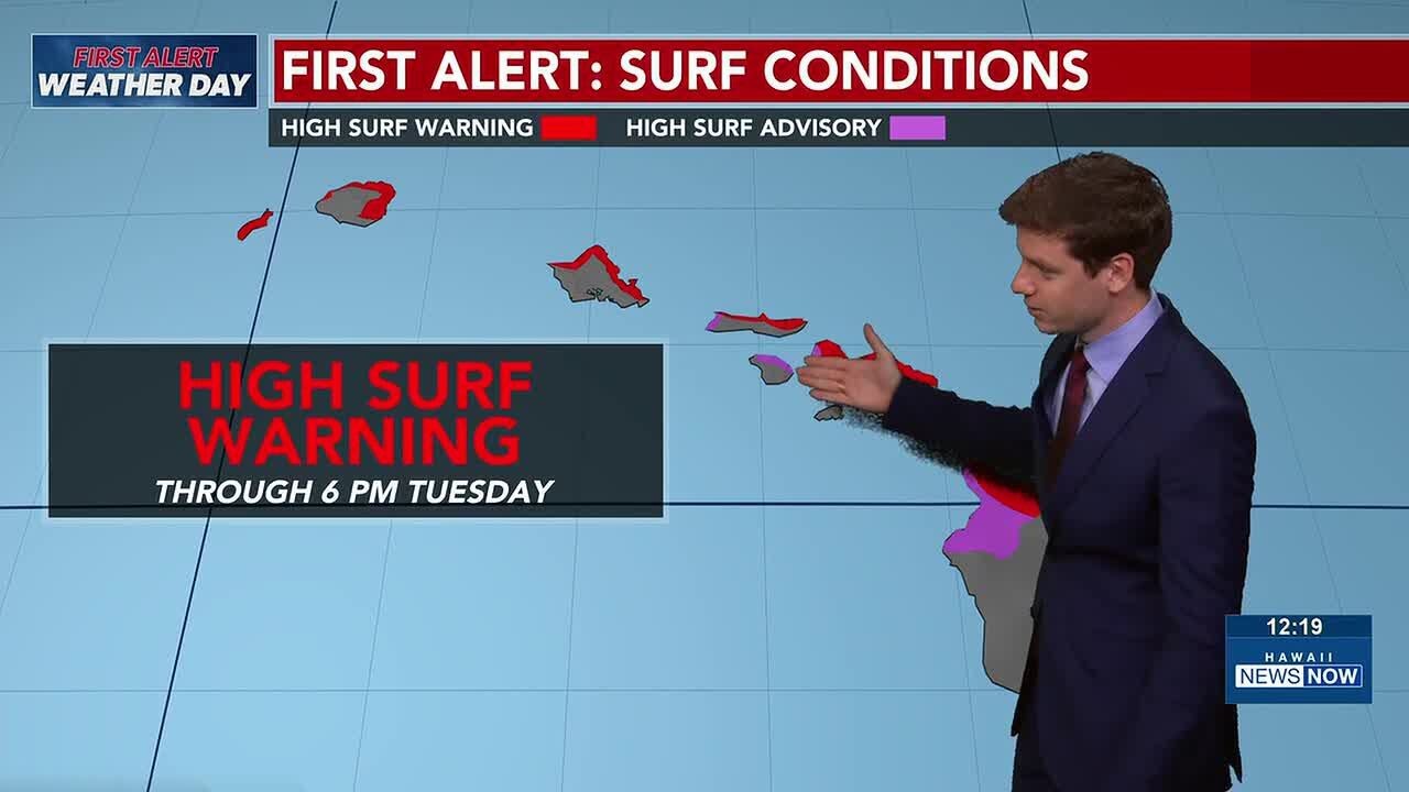 First Alert Weather Day Monday for Maui County due to threat of heavy rain