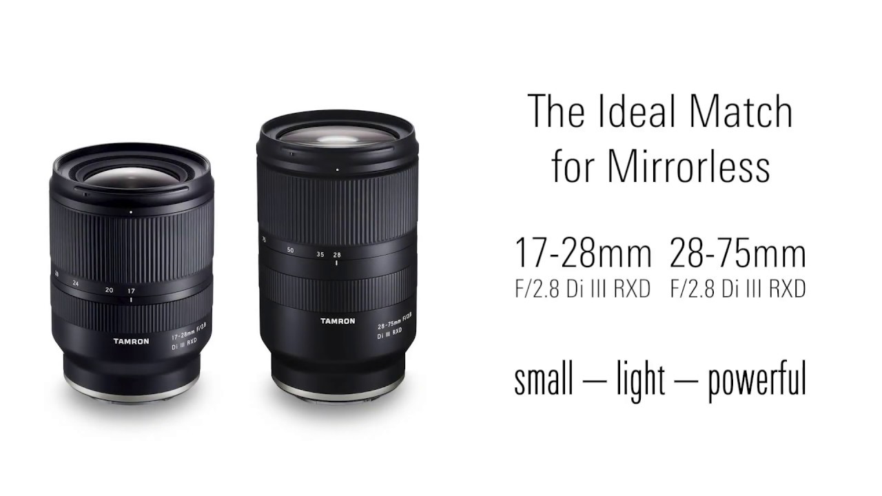 Tamron 17-28 and 28-75 (a046 a036) The perfect combination for mirrorless