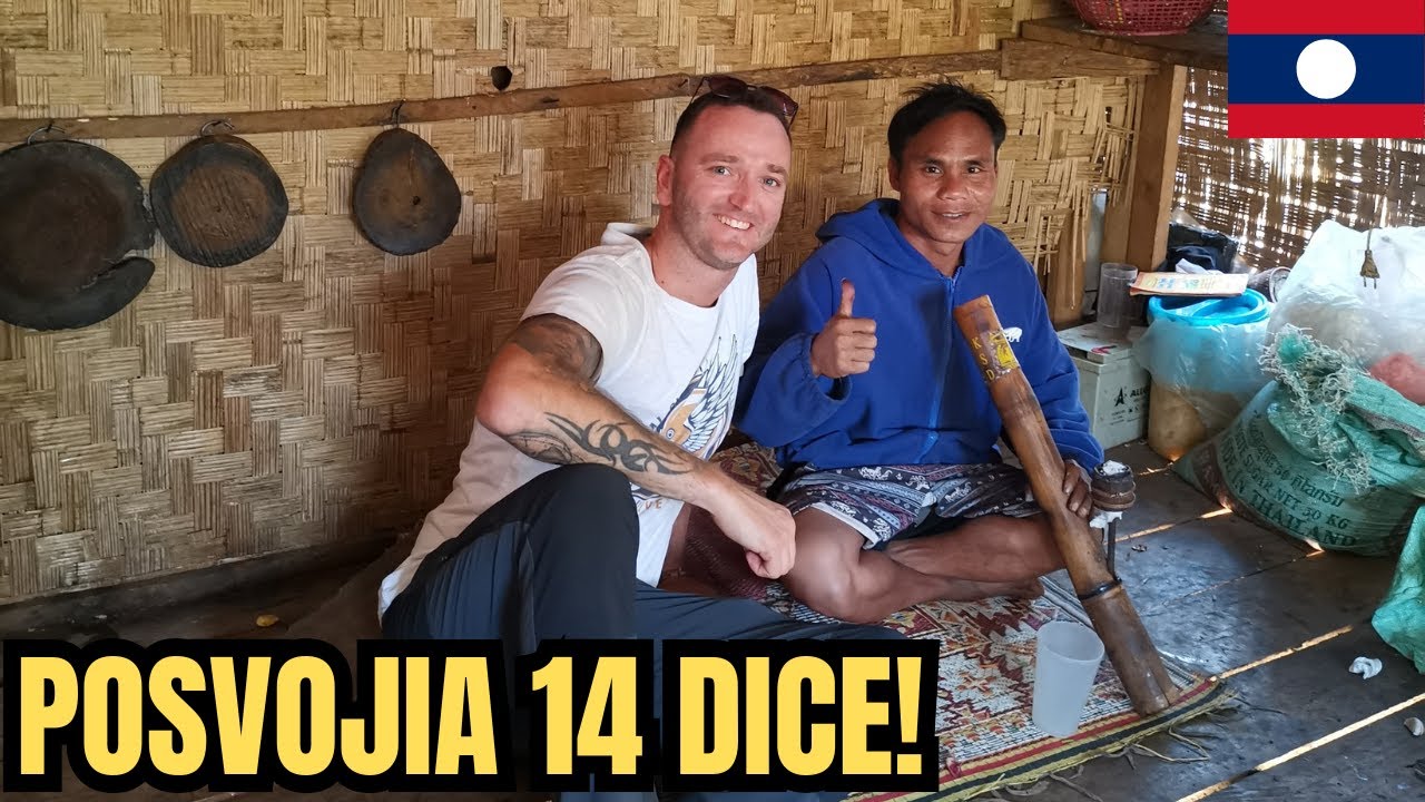 JEDU KOBRE I LEOPARDE, PRIČAM S POGLAVICOM SELA U LAOSU! 🇱🇦