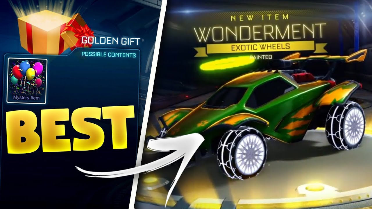 Nuttiest Golden Gift Crate Openings On Rocket League